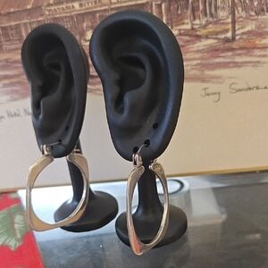 Silver Hoop Earrings